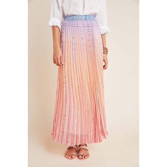Anthropologie Geisha Designs Dawn Maxi Skirt
